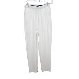 Under Armour White Elastic Waist Ankle Zipper Women's  Pants Size M